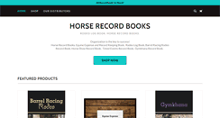 Desktop Screenshot of horserecordbooks.com